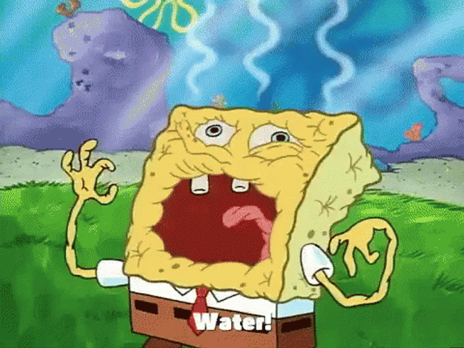 Dry Spongebob Sweating GIF GIFDB