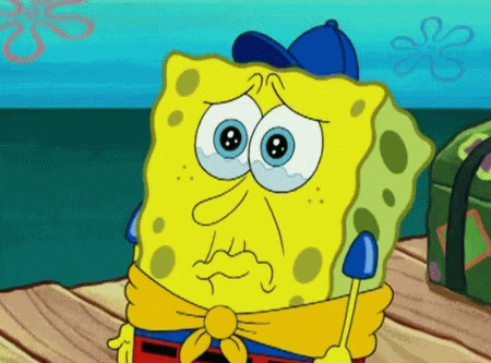 Dry Spongebob Teary Eyes GIF