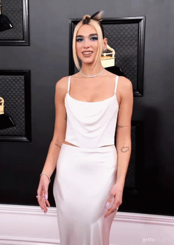 Dua Lipa Blowing Sweet Kisses GIF