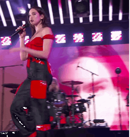 Dua Lipa Dancing In Concert GIF