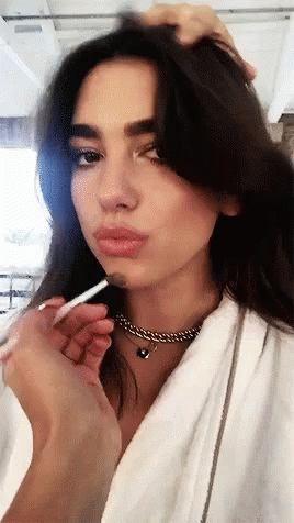 Dua Lipa Make Up Mwah GIF