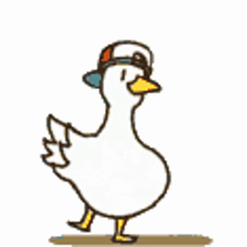 Duck Dance With A Cap GIF