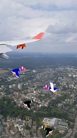 Duck Hunt Airplane Ride GIF
