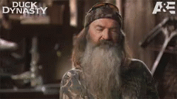 Duck Hunting Phil Robertson With Beard GIF