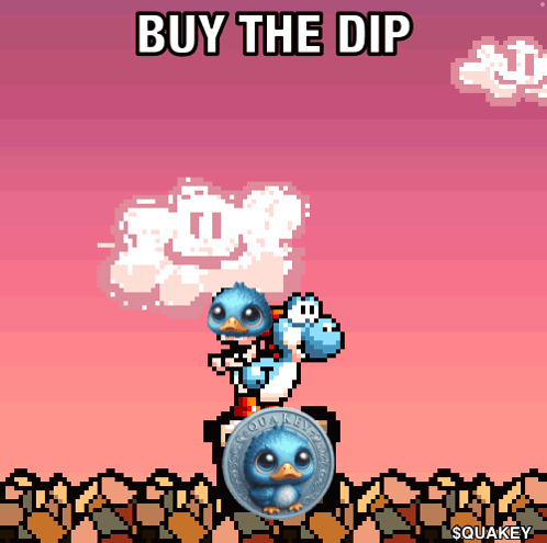 Duck Saying Buy the Dip