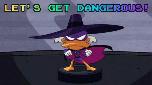 Duck Saying Lets Get Dangerous GIF