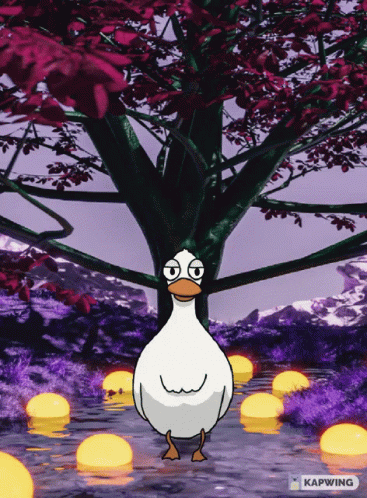 Duck Standing Under Tree Kapwing