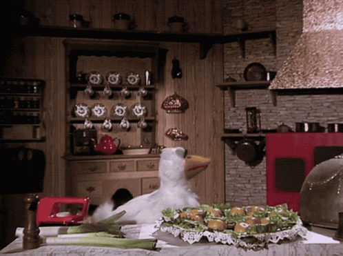 Duck Stealing Beaker Muppets GIF