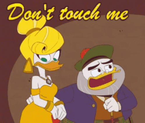 Ducktales Dont Touch Me GIF