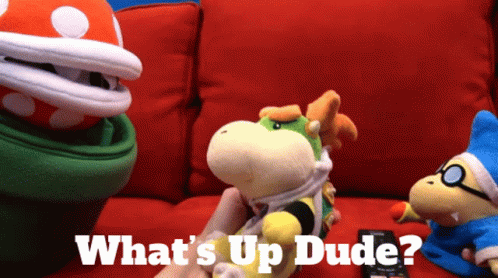 Plushie Toys What's Up Dude GIF