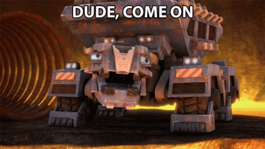 Dude Come On Animated GIF