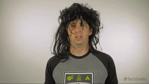 Dude Crazy Hair Day GIF