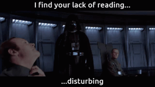 Dude I Find Your Lack Of Faith Disturbing GIF