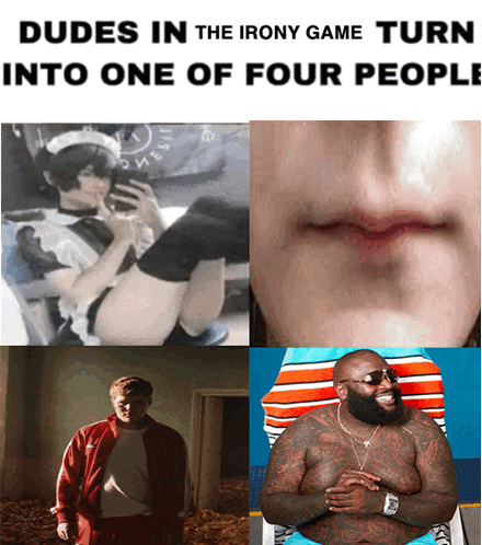 Dudes In Irony Game Turn Into One GIF