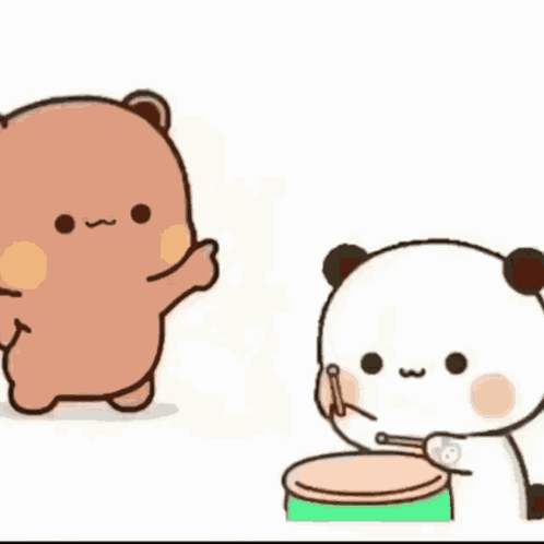 Dudu And Bubu Dancing Together GIF