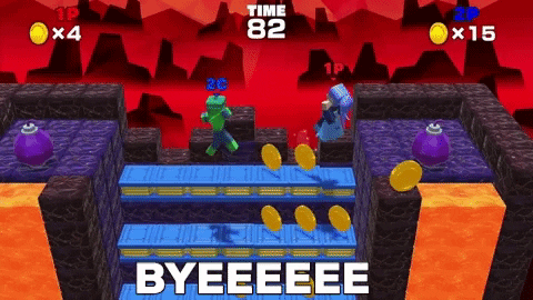 Duels On Minecraft Byeeee GIF