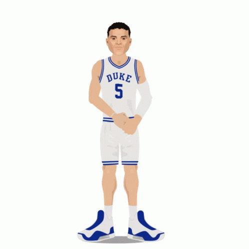 Duke Basketball Player Watching Fireworks