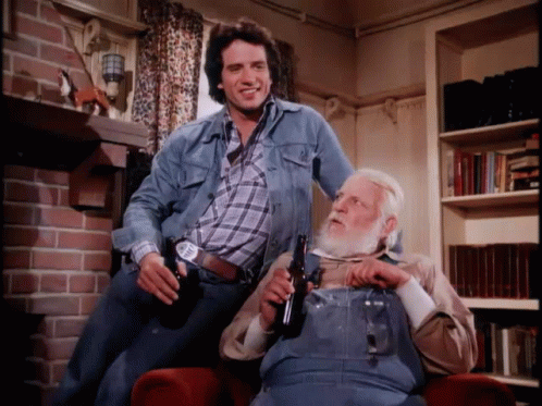 Dukes Of Hazzard Bo And Luke Thinking GIF