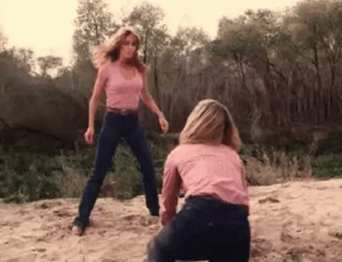 Dukes Of Hazzard Daisy Duke Fighting GIF