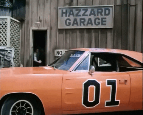 Dukes Of Hazzard Jumping Hurry GIF