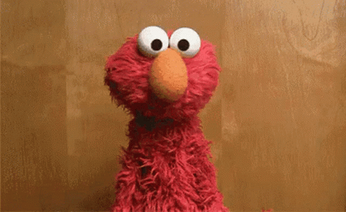 Dumb Elmo Says I'm An Idiot GIF