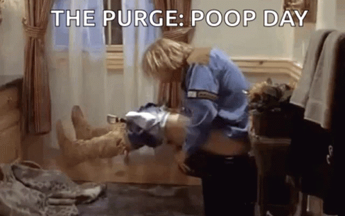 Dumb And Dumber Bathroom Poop Day GIF