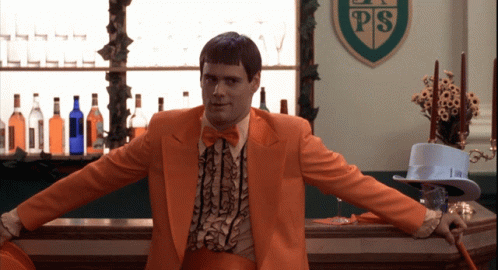 Dumb And Dumber Bathroom Squirming Man GIF