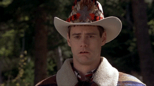 Dumb And Dumber Hat Off GIF