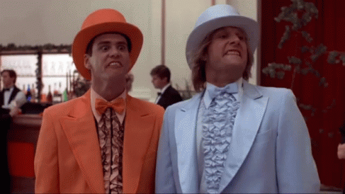 Dumb And Dumber Tuxedo Ugly Face GIF