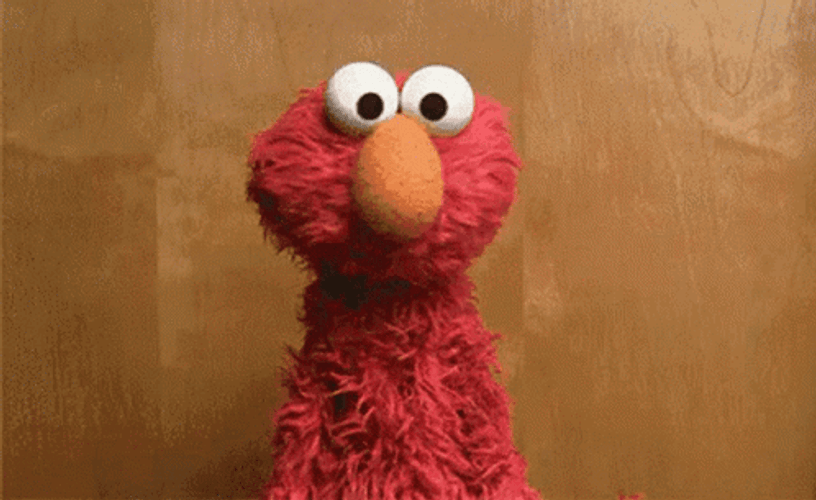 Dumb Elmo Says I'm An Idiot GIF