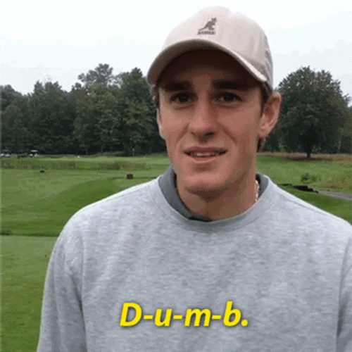 Dumb Kyle Turris GIF