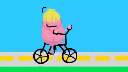 Dumb Ways To Die Cycling Around GIF