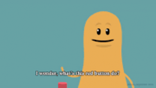Dumb Ways To Die Pushing The Bomb Button GIF