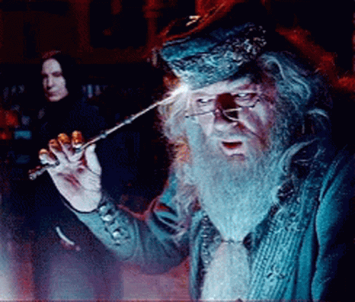 Dumbledore Show His Power GIF