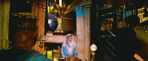 Dumbledore Showing His Power GIF