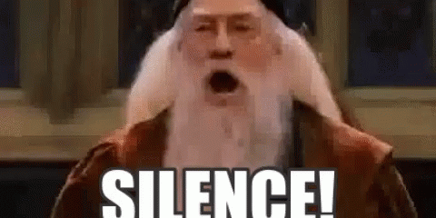 Dumbledore Silence I Kill You GIF