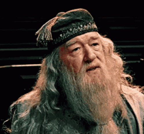 Dumbledore Talking To Someone GIF