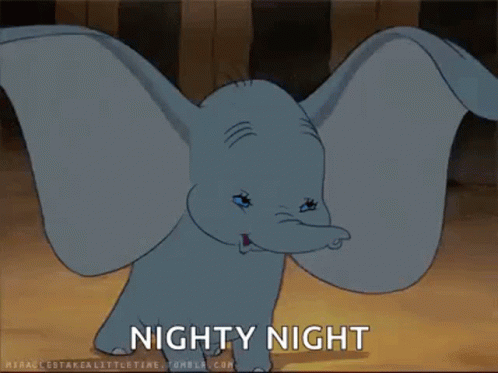 Dumbo Nighty Night GIF
