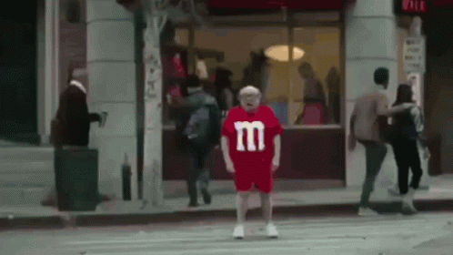 Dump Truck Crashes To Guy Wearing M GIF