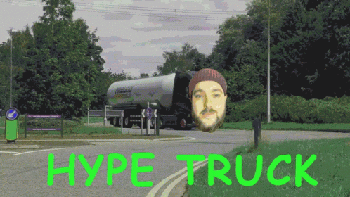 Dump Truck With Face Hype Truck GIF