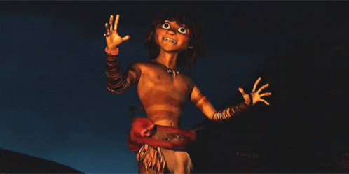 The Croods Guy Dun Dun Dun GIF