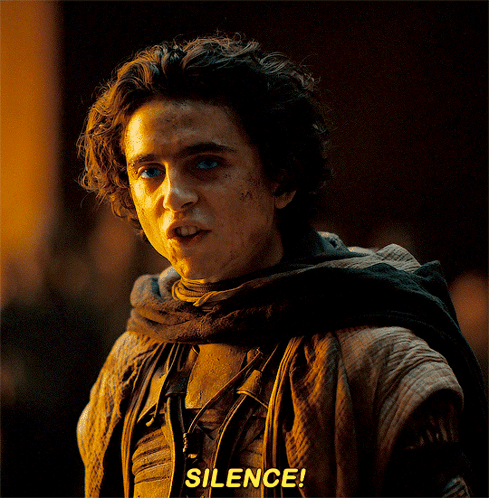 Dune Silence I Kill You GIF