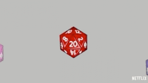 Dungeons And Dragons Rolling Dice Polygon GIF