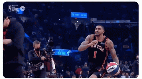 Obi Toppin Behind The Back Dunk GIF
