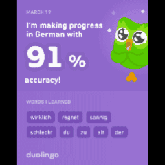 Duolingo Meme Percentage GIF