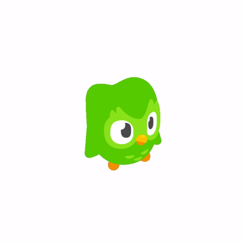Duolingo Trying Hard Flying GIF