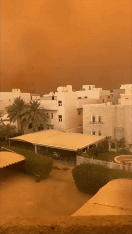 Dust Storm Approaching Time Lapse GIF