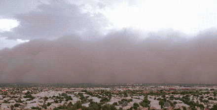 Dust Storm High Speed Cloud Movements GIF