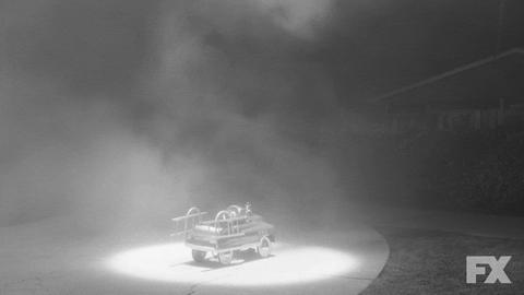 Dust Storm Simulation Toy Car GIF