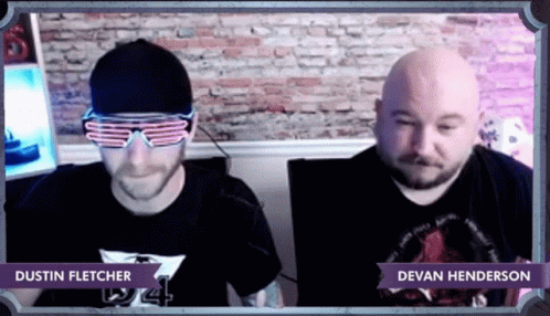 Dustin Fletcher and Devan Henderson at Computers